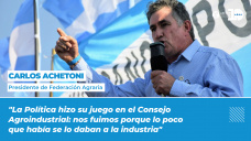 Carlos Achetoni - Presidente de Federación Agraria