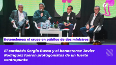Retenciones: el cruce en público de dos ministros