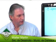 TV: “Daireaux se prepara para recibir tecnología, inversiones y duplicar negocios”-entrev. Ing. Agr. Walter Martin 
