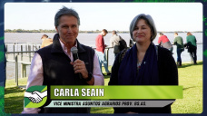 Balance de gestión agropecuaria de la PBA con la Vice Min. de Des. Agrario; con Carla Seain