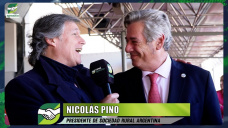 A minutos de su discurso, qué transmitió y cómo se sintió el Pte. de La Rural; con Nicolás Pino