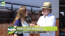 María Eugenia Vidal desde Expoagro, hablando de Campo, del FMI, y de la unidad de JUNTOS