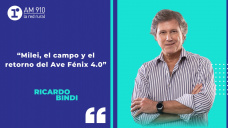 Columna de Ricardo Bindi: Milei, el campo y el retorno del Ave Fénix 4.0