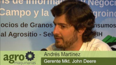 Agromaq. TV: John Deere apuesta a serie de tractores que ayudan a reducir costos; con A. Martínez