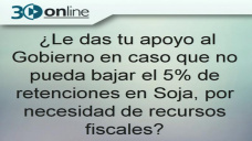 30 online B4: ¿Qué harán los productores si Macri no reduce el 5% de retención a la Soja?; con C. Curci y R. Bindi