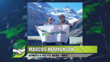 El Corredor de granos que alcanzó la cima de su montaña con pierna operada; con Marcos Hermanson