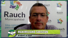 Rauch el Municipio con presupuesto equilibrado, buena salud y caminos rurales; con Int. M. Suescun 