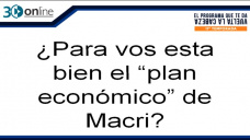 30 online B4: ¿Qué opina el Campo del plan económico de Macri? con R. Bindi y C. Curci