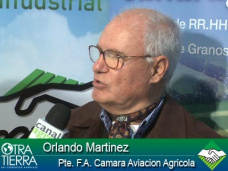 TV: La aplicación aérea de agroquímicos abarca entre 10 y 12 millones de has. al año; con O. Martínez