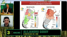 Categoría de precipitaciones y probabilidades para el 3° trimestre; con Alejandro Gogoy - clima SMN