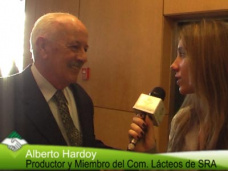 TV: “Argentina no va a tener que importar leche”- entrev. A. Hardoy, productor y miembro del Comité de Lácteos de SRA 