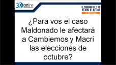 30 online B4: ¿Pueden perjudicar las políticas Campo de Macri el caso Maldonado y las embarradas K?; con R. Bindi y C. Curci