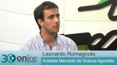 30 online B.4: ¿A cuánto vender la Soja?, en US$ 295-300 hay que cerrar para no perder; con L. Romagnolo