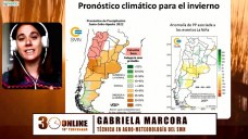 Recarga de suelos a partir del Pronóstico Climático Invernal del SMN; con Gabriela Marcora - climatóloga