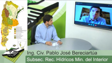 TV: ¿Se puede terminar con las inundaciones o sólo pensar en aminorar su impacto?; con P. Bereciartua - subsec. de Rec. Híd.