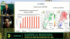 La lluvias de acá a fines de Junio y los tiempos para sembrar; con Gabriela Marcora - climatóloga - SMN