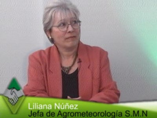 30 online: “Heladas, lluvias y una Niña atenuada”; entrev. Lic. L. Núñez-  Serv. Meteor. Nac.