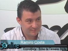 30 online: ¿Qué debería hacer el Gobierno para que pasemos de 85 Mill. a 105 Mill. tons?, con R. Costa - Bolsa Cereales