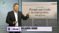 Ante el Punto de inflexión campo, gobierno..., y ciudadanos enojados; con Ricardo Bindi