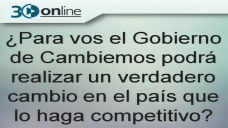30 online B4: ¿Podrá Macri cambiar los vicios del país para que vuelva a ser Competitivo?; con C. Curci y R. Bindi