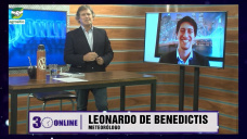Leo de Benedictis y un Mayo bien otoñal, frío, con heladas y poca agua