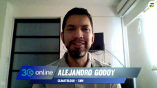 Se viene sistema frontal de lluvias con pasaje sur a norte; con Alejandro Godoy - SMN