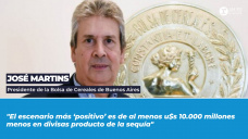 José Martins, presidente de la Bolsa de Cereales de Buenos Aires 
