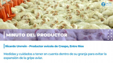 Minuto del productor: Ricardo Unrrein, avícola de Entre Ríos.