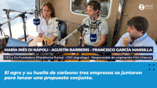 María Inés Di Nápoli (Plataforma PUMA) - Agustín Barberis (Agrology) - Francisco García Mansilla (Viterra)