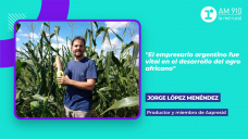 Jorge López Menéndez, productor y miembro de Aapresid. Consultor y África y fundador de la regional allí. 