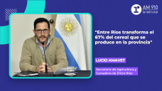 Lucio Amavet, Secretario de Agricultura y Ganadería de Entre Ríos.