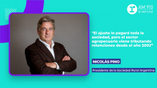 Nicolás Pino, presidente de la Sociedad Rural Argentina