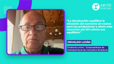 Osvaldo Luján, Productor ovino - vicepresidente de Sociedad Rural de Comodoro Rivadavia.