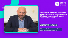 Gustavo Puccini, ministro de Desarrollo Productivo de la provincia de Santa Fe 