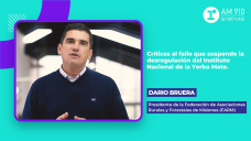 Dario Bruera, presidente de la Federecación de Asociaciones Rurales y Forestales de Misiones (FARM)