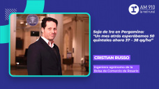 Cristian Russo, ingeniero agrónomo de la Bolsa de Comercio de Rosario