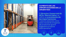 Aumento de las importaciones de la Argentina
