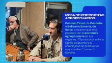 Mesa de periodistas agropecuarios