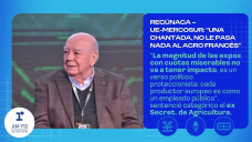 Regúnaga – UE-MERCOSUR: “una chantada, no le pasa nada al agro francés”
