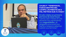 Chubut: “Tenemos el fuego dentro del campo, un frente de 3.000 metros que avanza