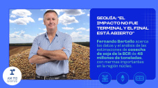 Sequía: “el impacto no fue terminal y el final está abierto”  Fernando Bertello.