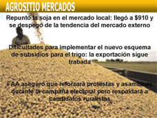 AM TV:  Los productores ven cada vez mas lejana la chance de recibir un precio pleno para trigo