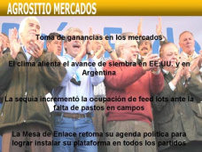 AM TV: Las lluvias incentivan la siembra de trigo en áreas de la Pampa Húmeda. El Campo retoma su agenda política