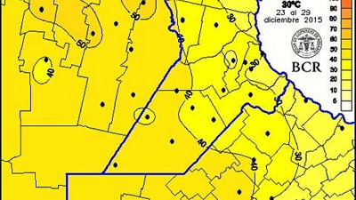 2015 se despide con picos de 42°C y 1400 mm anuales - GEA - BCR