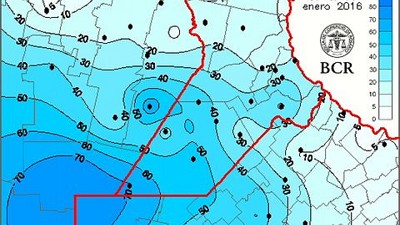 Sojas inundadas y maíces enfilando a los 100 quintales - GEA - BCR