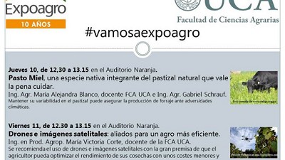 Charlas de la Facultad de Ciencias Agrarias UCA en Expoagro 2016