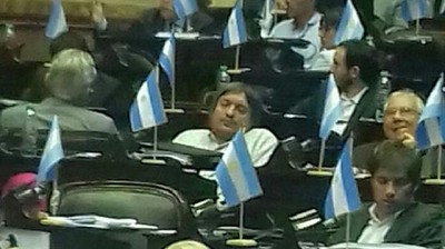 Máximo Kirchner y Axel Kicillof, ¿dormidos en plena sesión de Diputados?