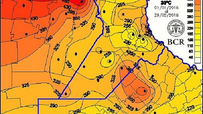 Soja 2015/16 recibió una carga de agua similar al año pasado pero el calor fue atroz - GEA - BCR