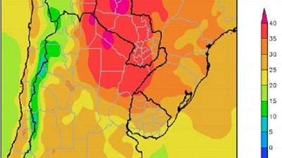 Clima: Lluvias y tormentas sobre gran parte del norte y centro-este del área agrícola; por E. Sierra