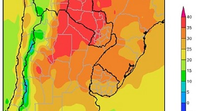 Clima: Lluvias generales con un intenso foco de tormentas en el sur del litoral; por E. Sierra